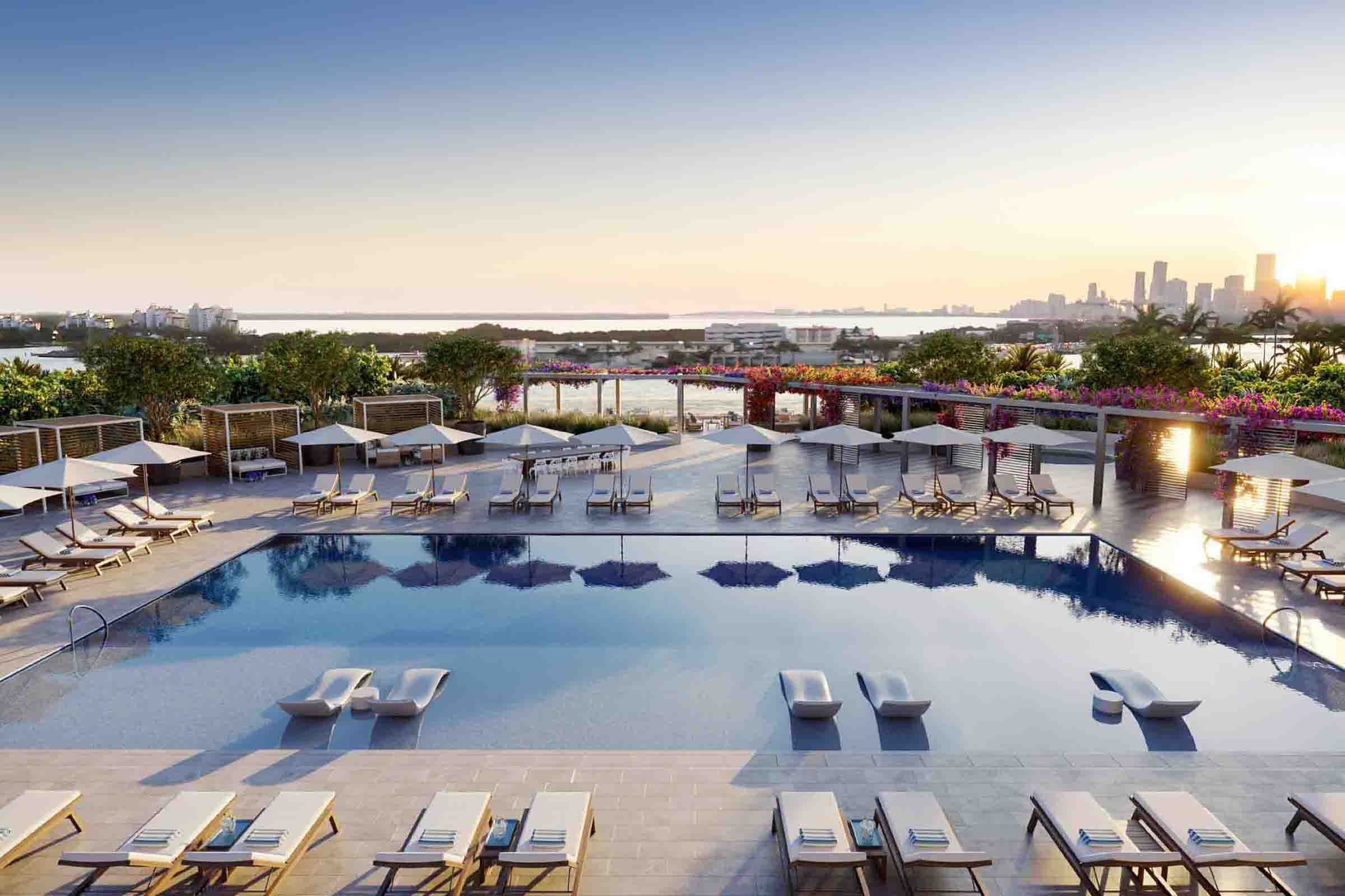 Rendering of Five Park Miami Beach Pool