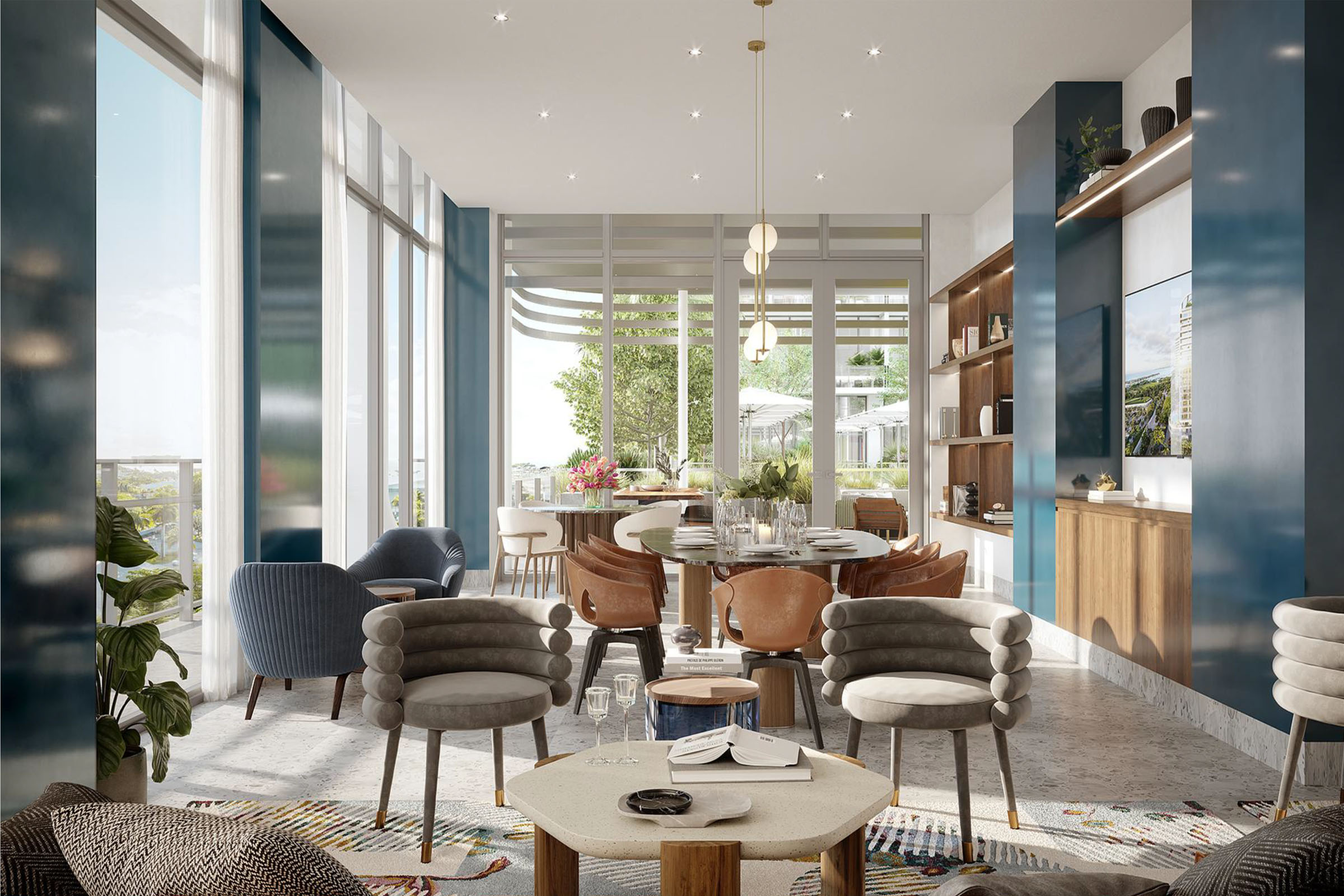 Rendering of Mr. C Tigertail Residences Lounge