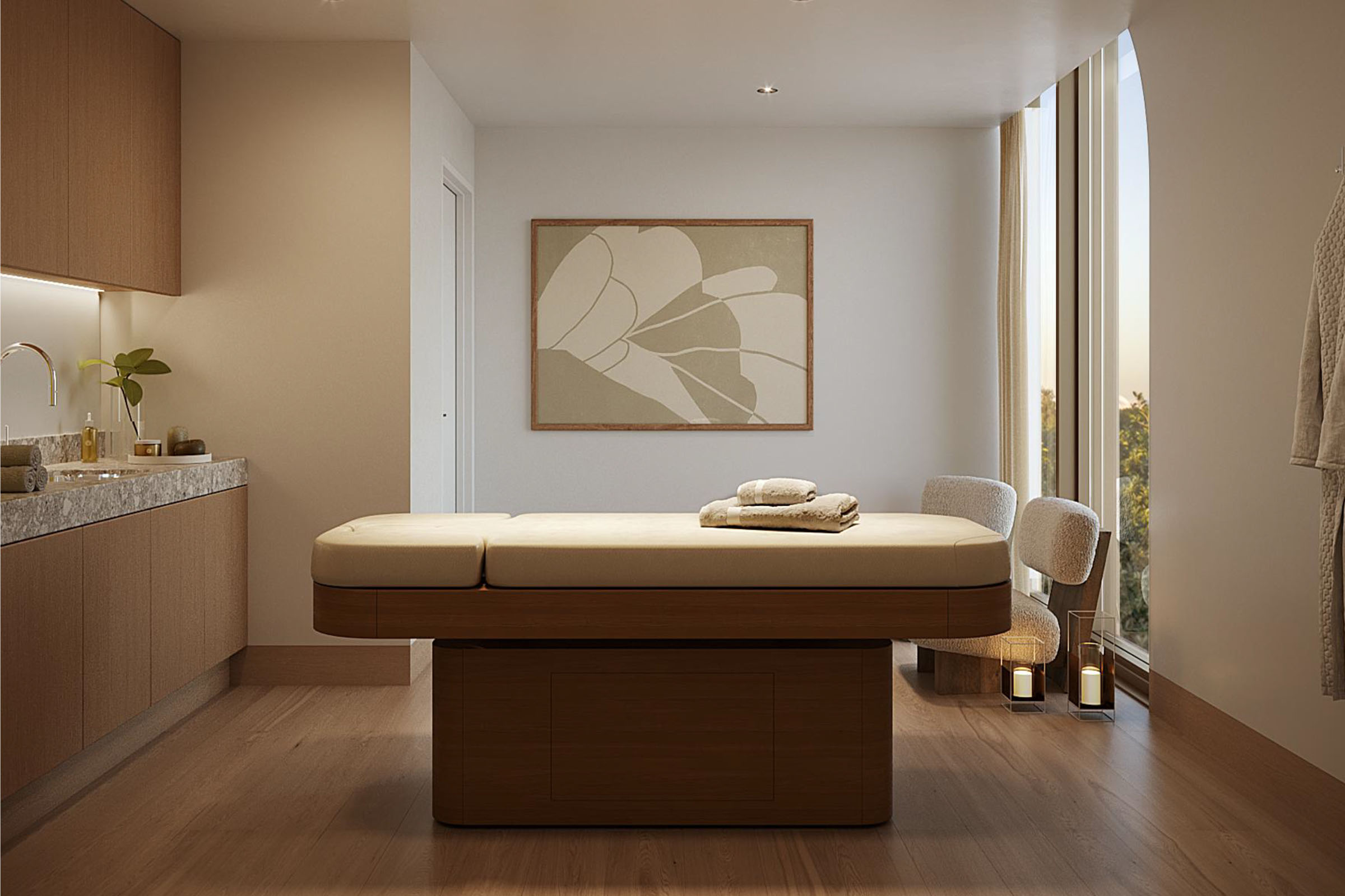 Rendering of Mr. C Tigertail Residences Spa Treatment Room